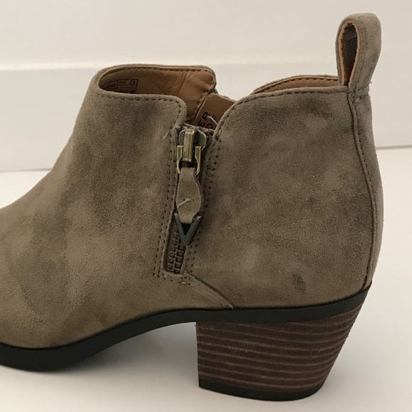 VIONIC Cecily Ankle Boots Suede Waterproof Stone Women’s Size 6 - Picture 9 of 15